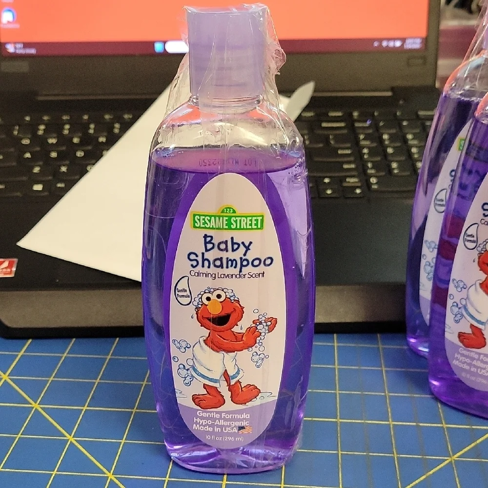 Sesame Street Baby Shampoo Calming Lavender 296ml New